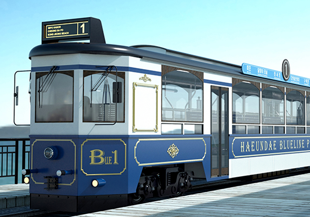 Haeundae Blueline Park Beach Train(Mipo~Songjeong)